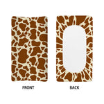 Brown Cow Print Changing Pad Cover