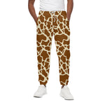 Brown Cow Print Cotton Pants