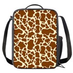 Brown Cow Print Crossbody Lunch Bag