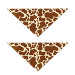 Brown Cow Print Dog Bandana