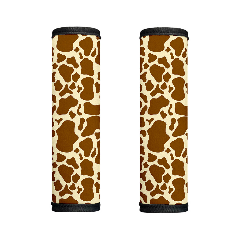 Brown Cow Print Handle Covers