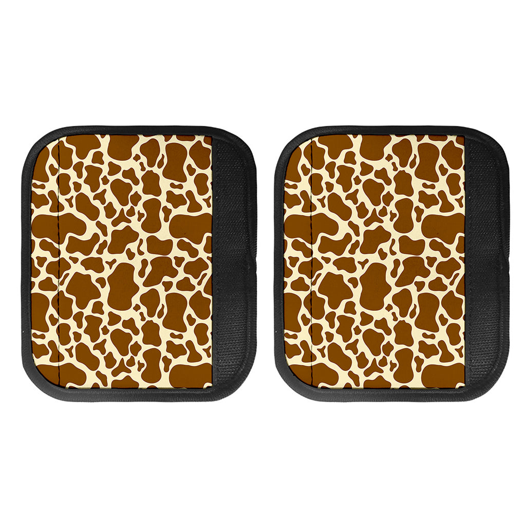 Brown Cow Print Handle Covers