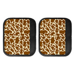 Brown Cow Print Handle Covers