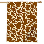 Brown Cow Print House Flag