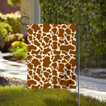 Brown Cow Print House Flag