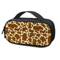 Brown Cow Print Portable Cooler Travel Case