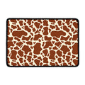 Brown Cow Print Kitchen Mat