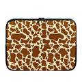 Brown Cow Print Laptop Sleeve
