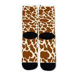 Brown Cow Print Long Socks