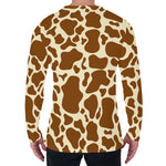 Brown Cow Print Men's Long Sleeve T-Shirt