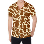 Brown Cow Print Men's Shirt