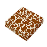 Brown Cow Print Outdoor Seat Cushion Cover