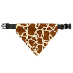 Brown Cow Print Over The Collar Dog Bandana