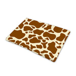 Brown Cow Print Pet Cooling Mat Cover