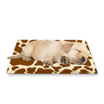 Brown Cow Print Pet Cooling Mat Cover