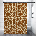 Brown Cow Print Premium Shower Curtain