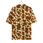 Brown Cow Print Rayon Hawaiian Shirt