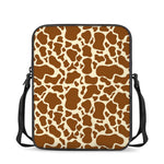 Brown Cow Print Rectangular Crossbody Bag
