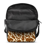 Brown Cow Print Rectangular Crossbody Bag