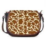 Brown Cow Print Saddle Bag