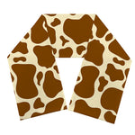 Brown Cow Print Scarf