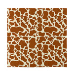 Brown Cow Print Silk Bandana