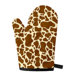 Brown Cow Print Single Oven Mitt
