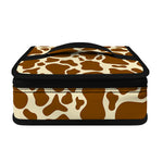Brown Cow Print Small Lunch Bag