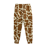 Brown Cow Print Sweatpants