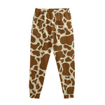 Brown Cow Print Sweatpants