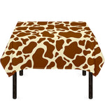 Brown Cow Print Tablecloth