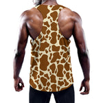 Brown Cow Print Training Tank Top