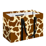 Brown Cow Print Utility Tote Bag