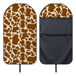 Brown Cow Print Waterproof Car Seat Cover