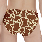 Brown Cow Print Women's Panties