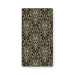 Brown Damask Pattern Print Baby Crib Sheet