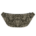 Brown Damask Pattern Print Fanny Pack