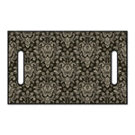 Brown Damask Pattern Print Golf Cart Seat Cover