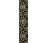 Brown Damask Pattern Print Table Runner
