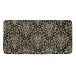 Brown Damask Pattern Print Towel