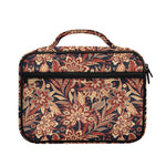 Brown Floral Bohemian Pattern Print Briefcase Bible Bag