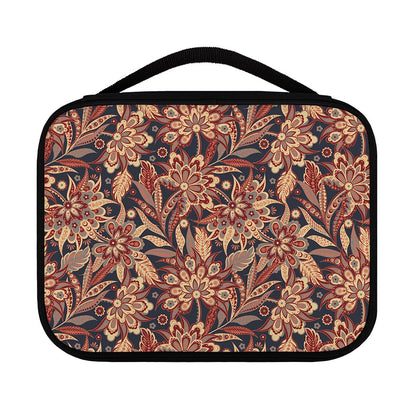 Brown Floral Bohemian Pattern Print Classic Bible Case