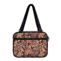 Brown Floral Bohemian Pattern Print Double Strap Bible Bag