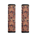 Brown Floral Bohemian Pattern Print Handle Covers