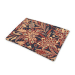 Brown Floral Bohemian Pattern Print Pet Cooling Mat Cover