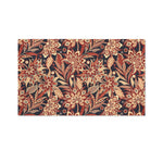 Brown Floral Bohemian Pattern Print Polyester Flag