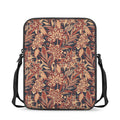 Brown Floral Bohemian Pattern Print Rectangular Crossbody Bag