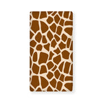 Brown Giraffe Pattern Print Baby Crib Sheet