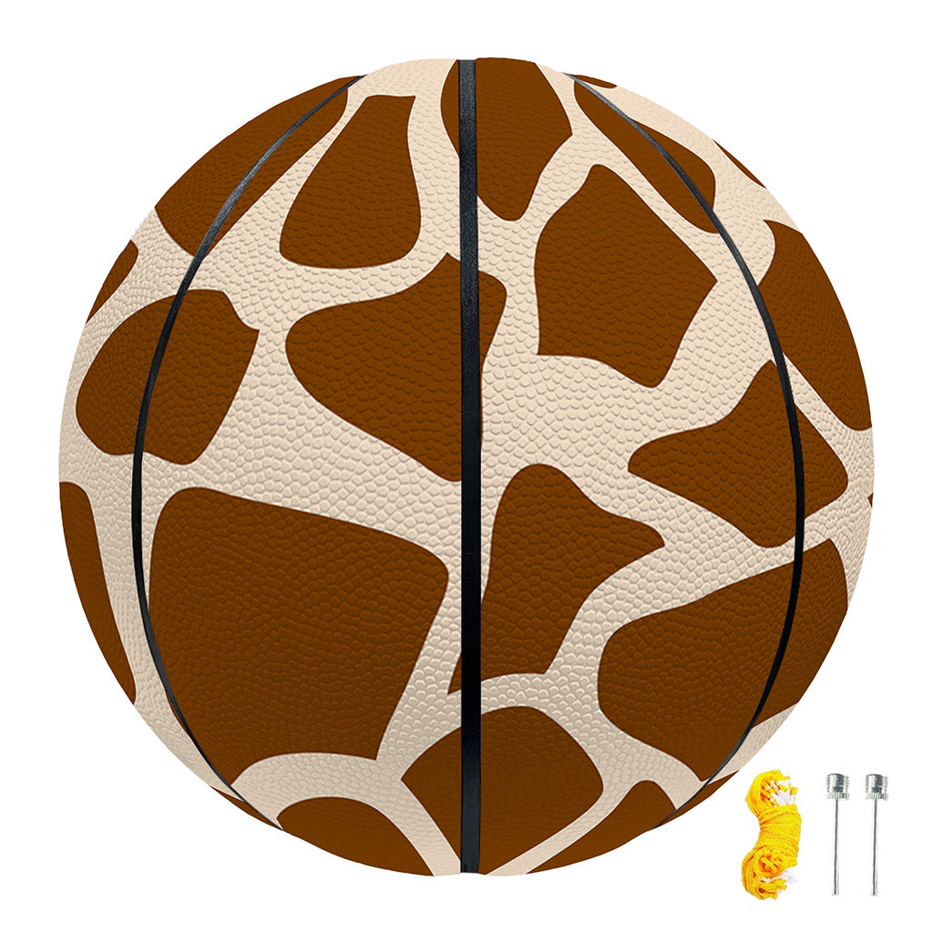 Brown Giraffe Pattern Print Basketball