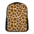 Brown Giraffe Pattern Print Casual Backpack